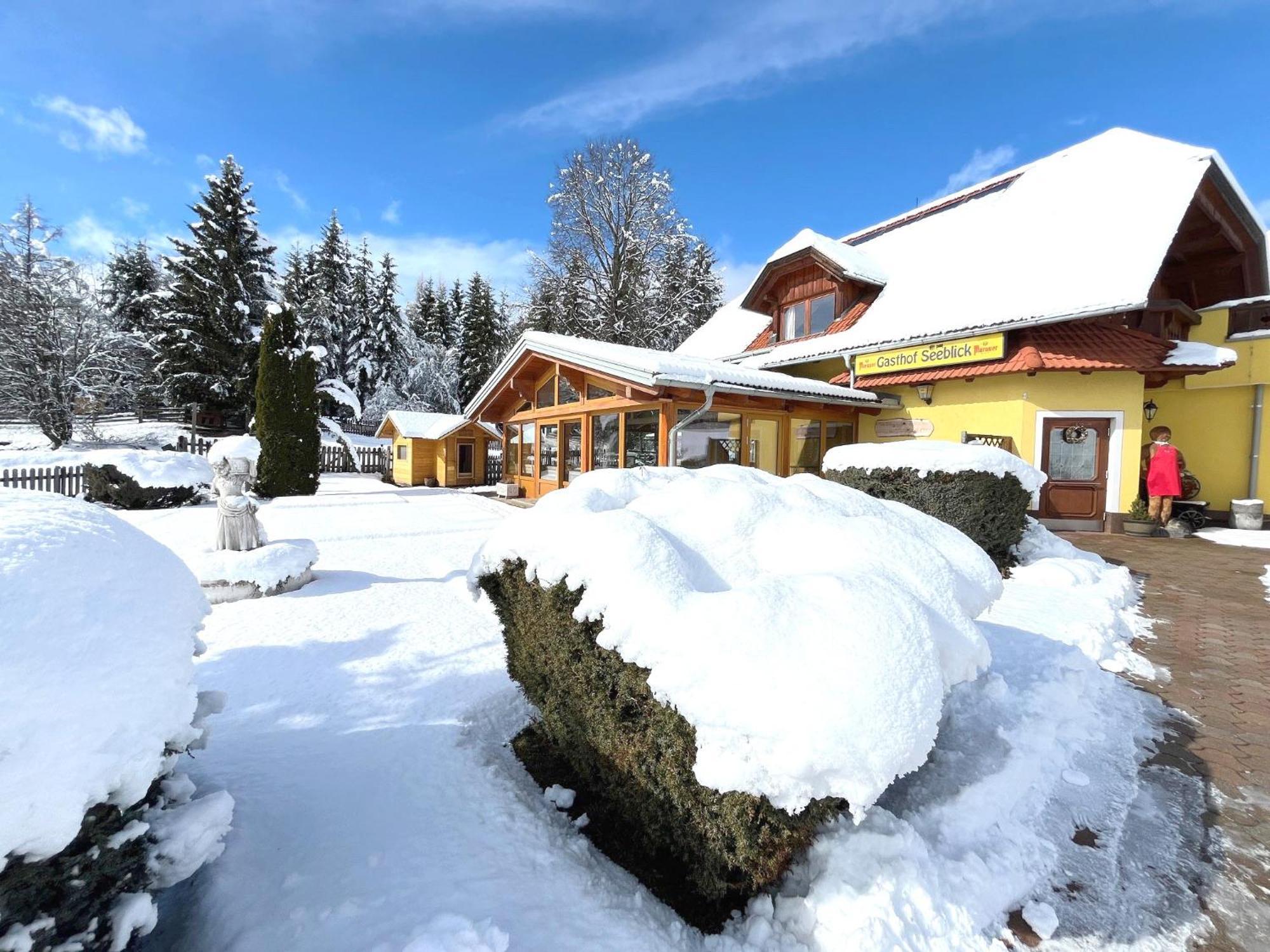 Hotel Gasthof Seeblick Zeutschach Esterno foto