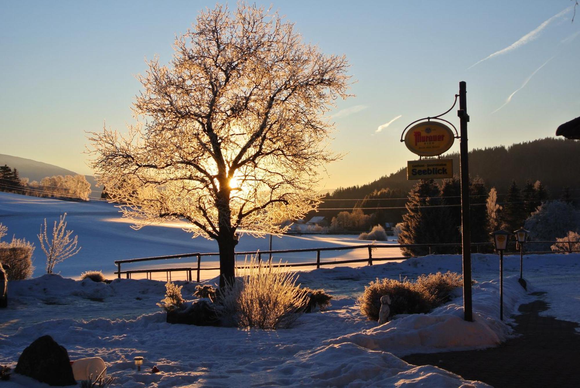 Hotel Gasthof Seeblick Zeutschach Esterno foto