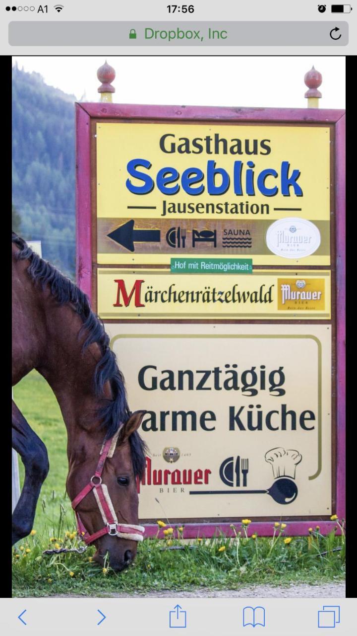 Hotel Gasthof Seeblick Zeutschach Esterno foto